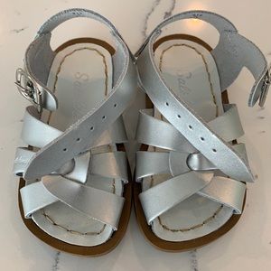 Silver Salt Water sandals 5C